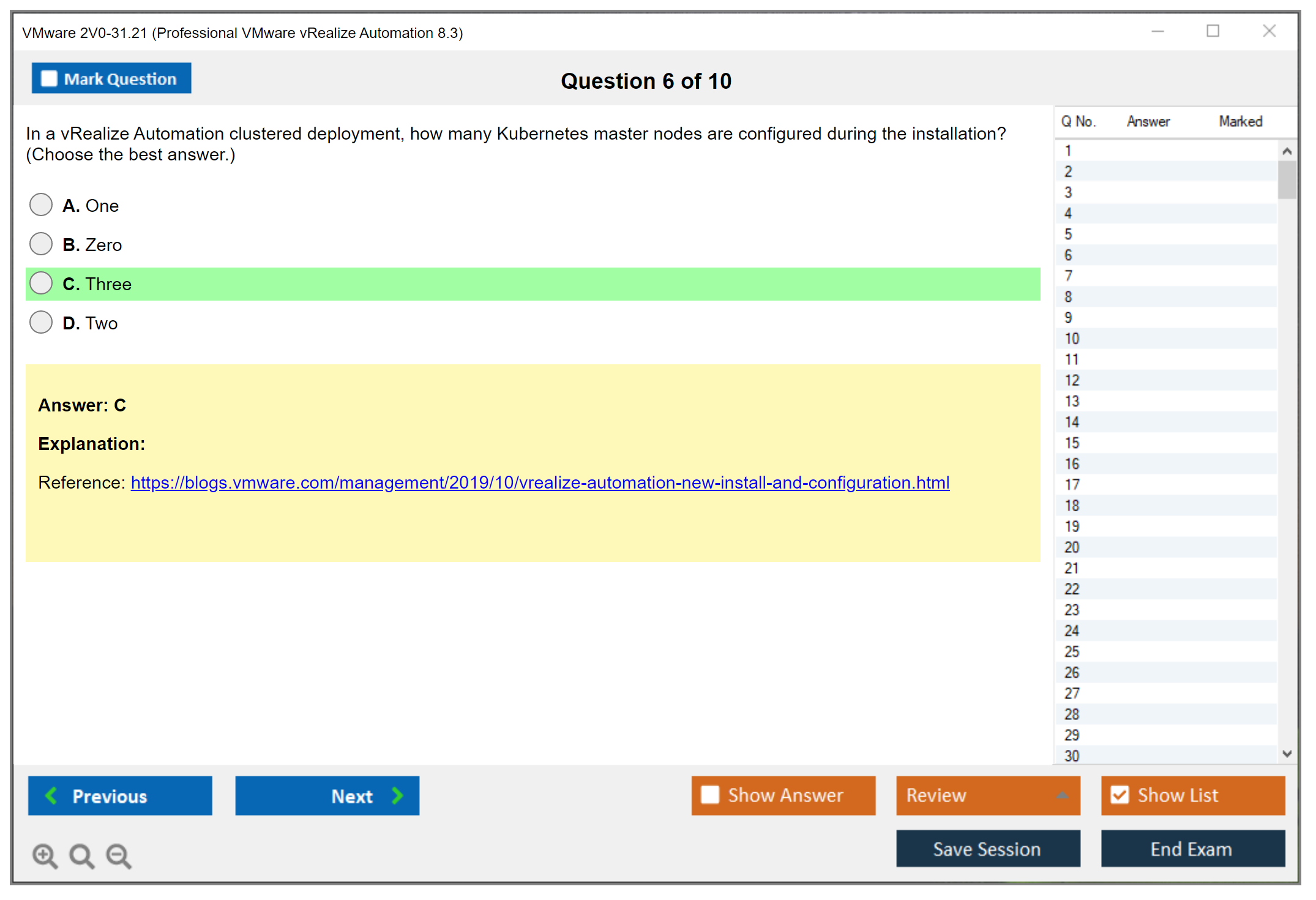 VMware 2V0-31.21 Professional VMware vRealize Automation 8.3 Practice test exam simulator test engine exam dumps questions answers Image 6