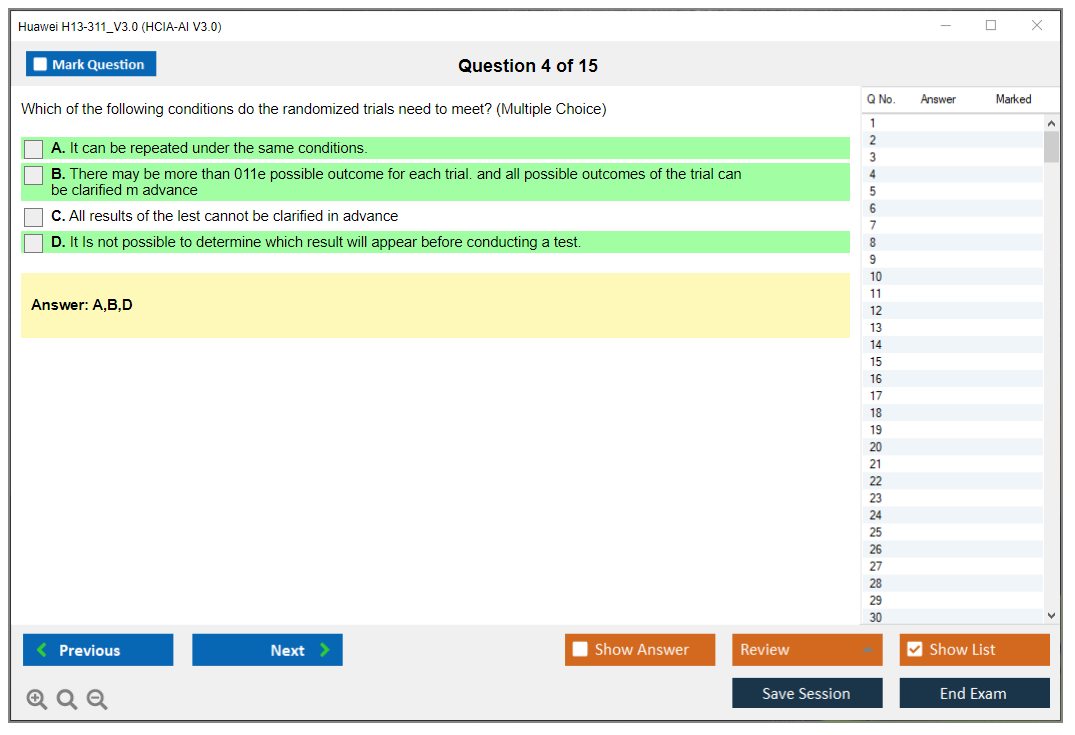 Huawei H13-311_V3.0 HCIA-AI V3.0 Practice test exam simulator test engine exam dumps questions answers Image 4