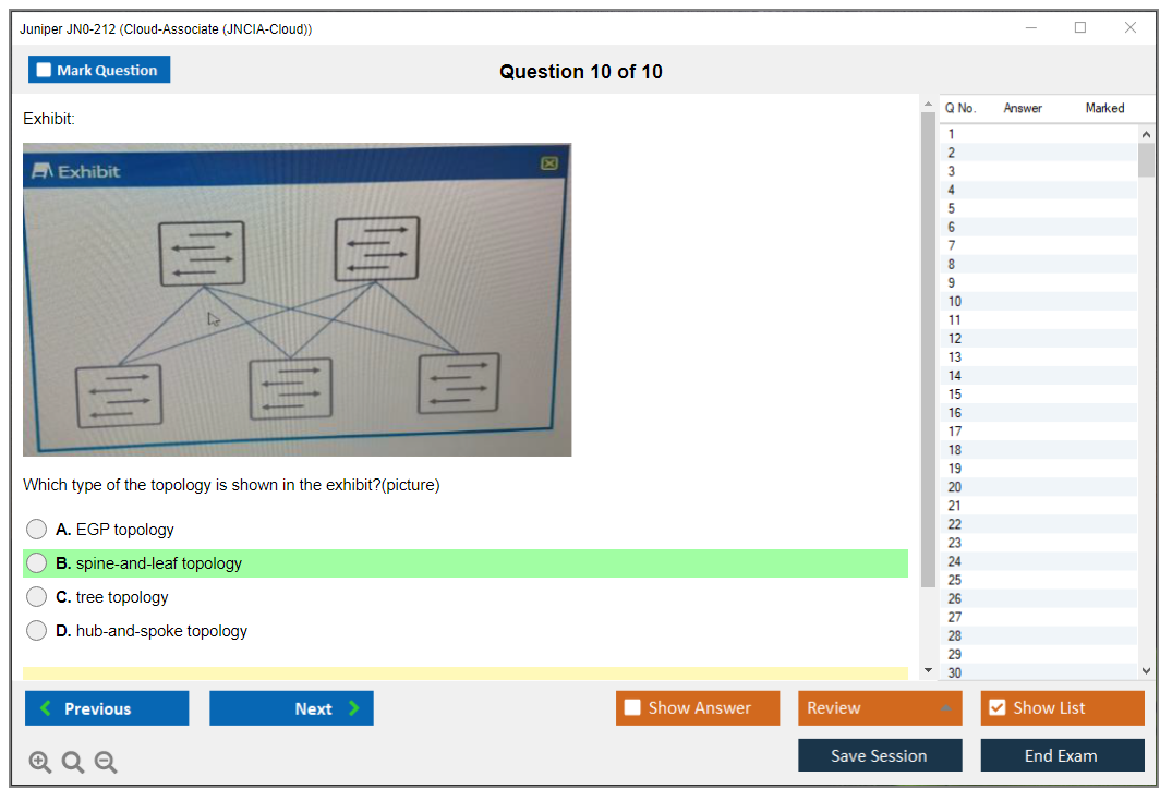 Juniper JN0-212 Cloud-Associate (JNCIA-Cloud) Practice test exam simulator test engine exam dumps questions answers Image 10