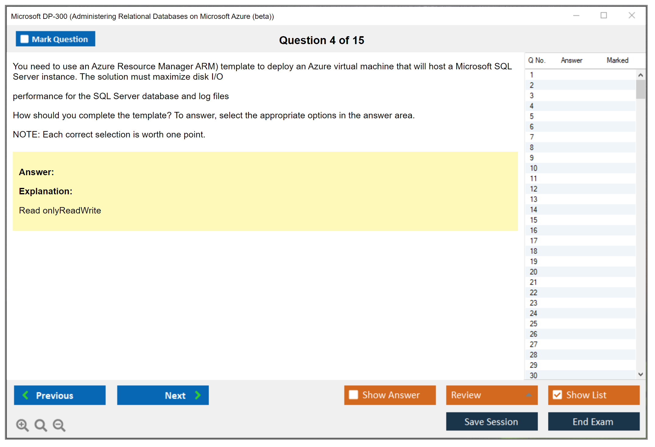 Microsoft DP-300 Administering Relational Databases on Microsoft Azure Practice test exam simulator test engine exam dumps questions answers Image 4