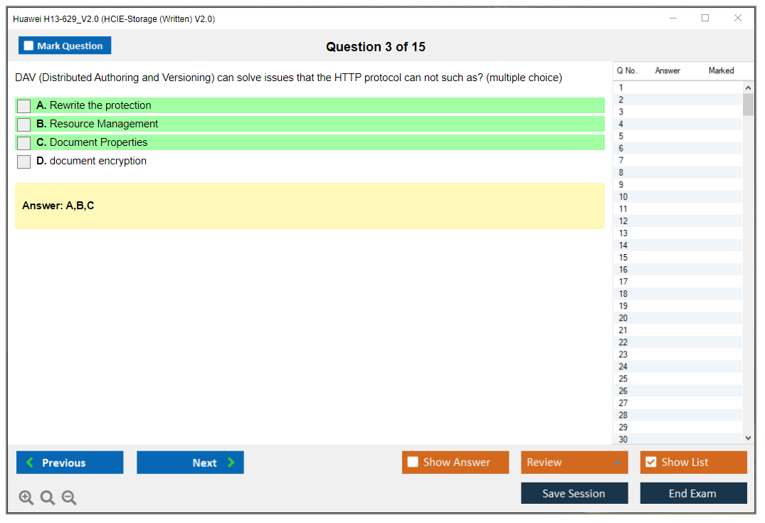 Huawei H13-629_V2.0 HCIE-Storage (Written) V2.0 Practice test exam simulator test engine exam dumps questions answers Image 3