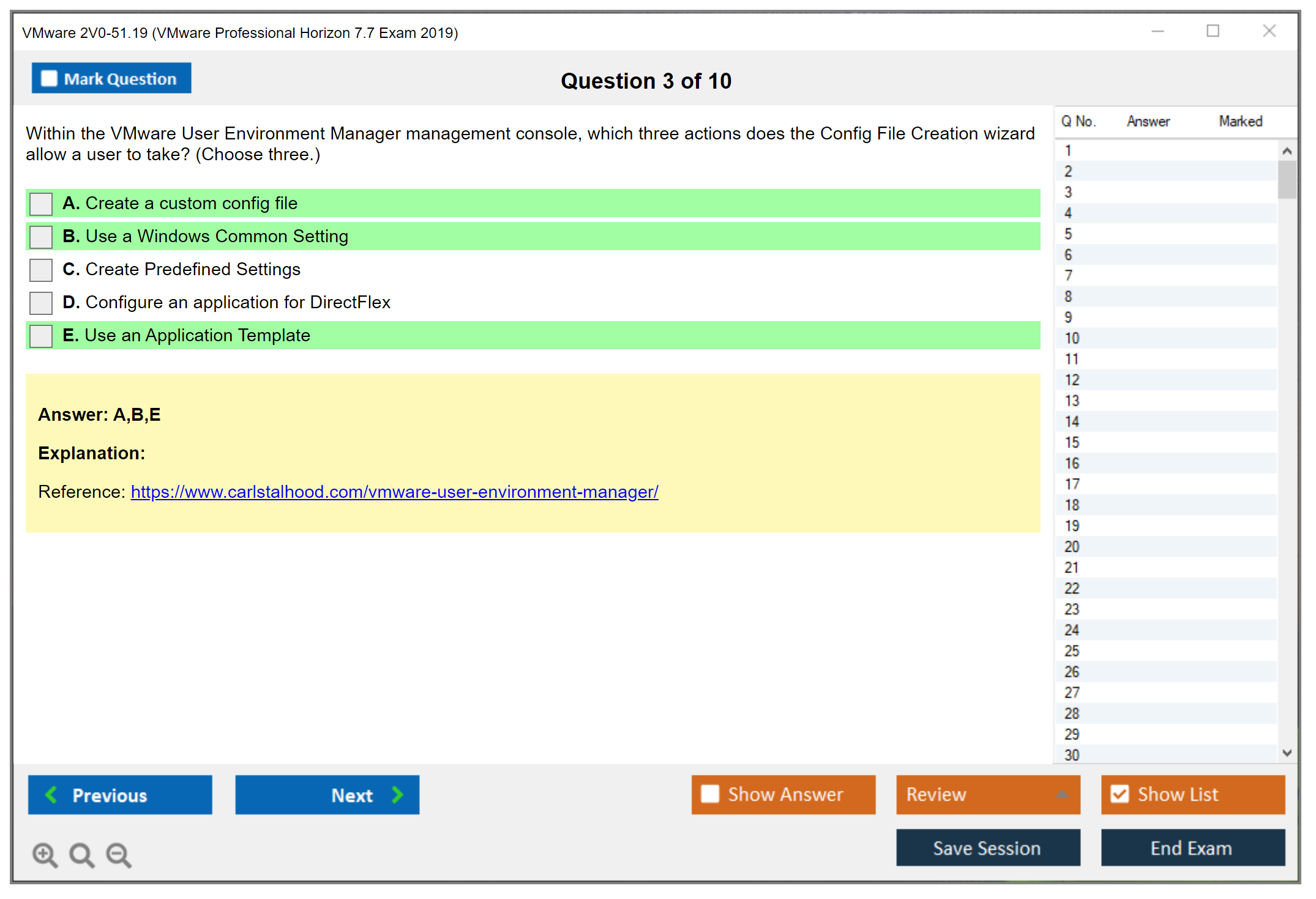 VMware 2V0-51.19 VMware Professional Horizon 7.7 Exam 2019 Practice test exam simulator test engine exam dumps questions answers Image 3