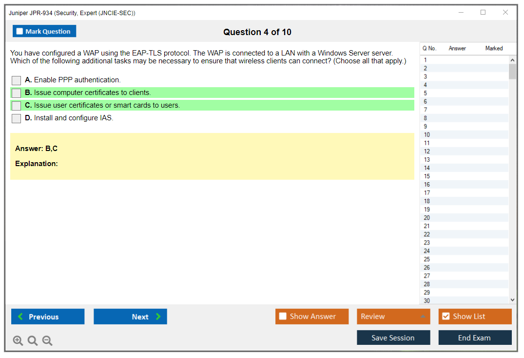 Juniper JPR-934 Security, Expert (JNCIE-SEC) Practice test exam simulator test engine exam dumps questions answers Image 4