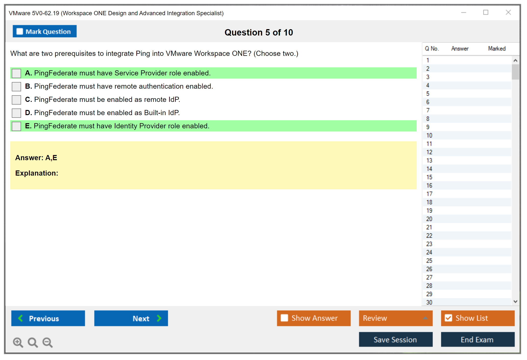 VMware 5V0-62.19 Workspace ONE Design and Advanced Integration Specialist Practice test exam simulator test engine exam dumps questions answers Image 5