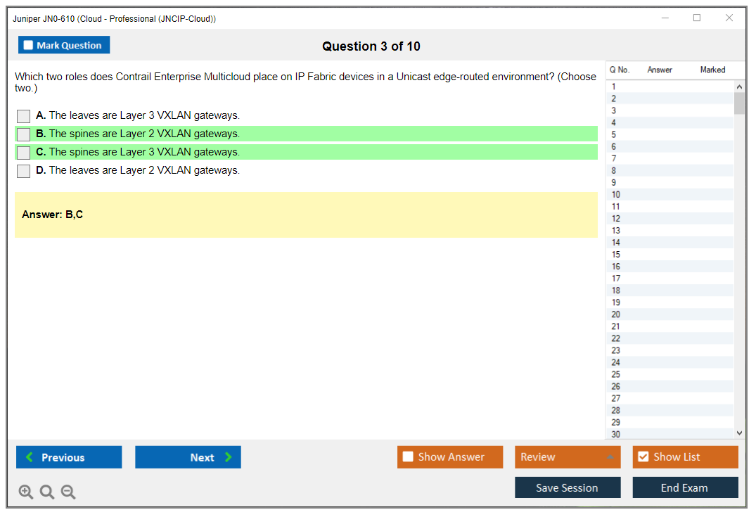 Juniper JN0-610 Cloud - Professional (JNCIP-Cloud) Practice test exam simulator test engine exam dumps questions answers Image 3