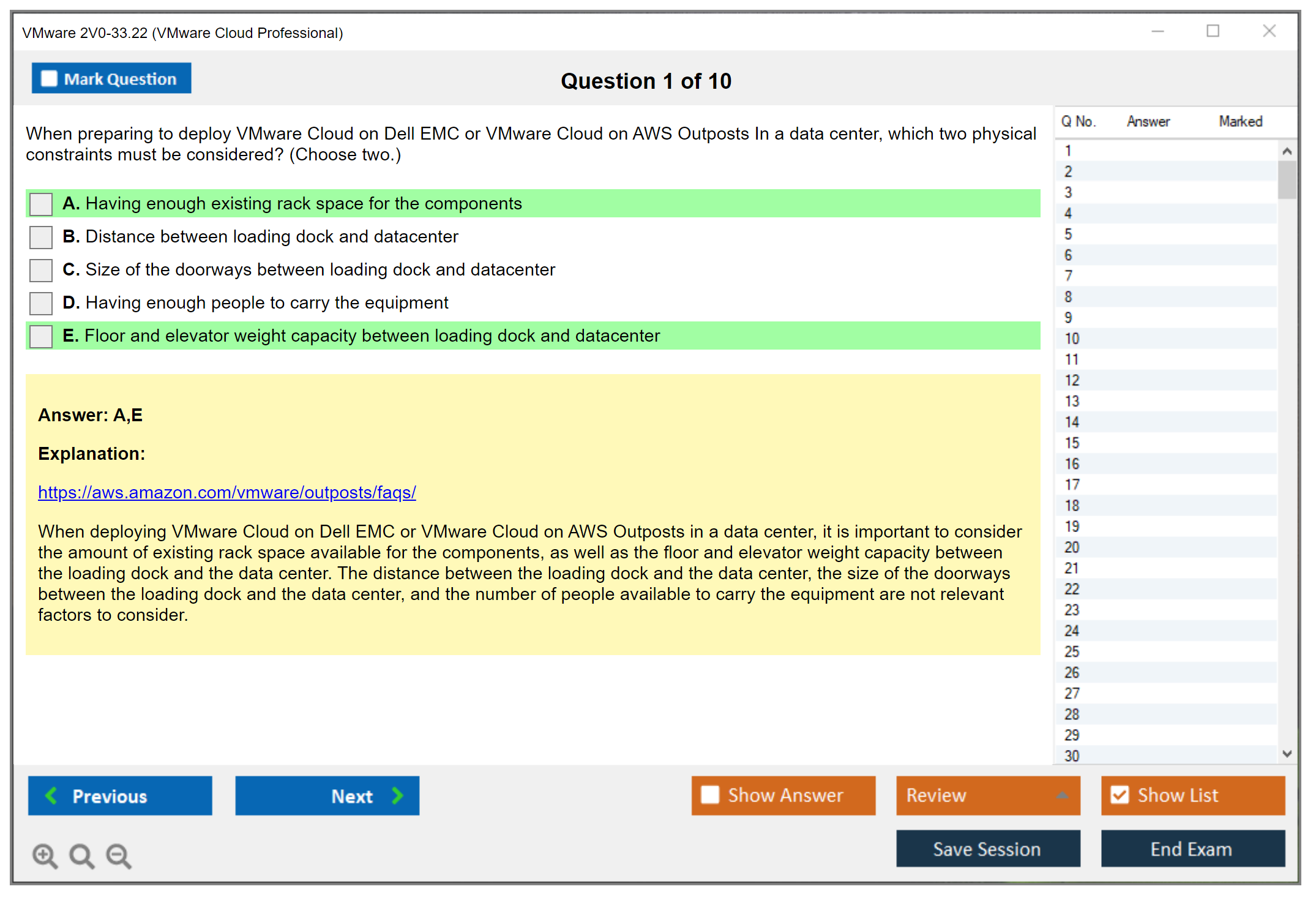 VMware 2V0-33.22 VMware Cloud Professional Practice test exam simulator test engine exam dumps questions answers Image 1