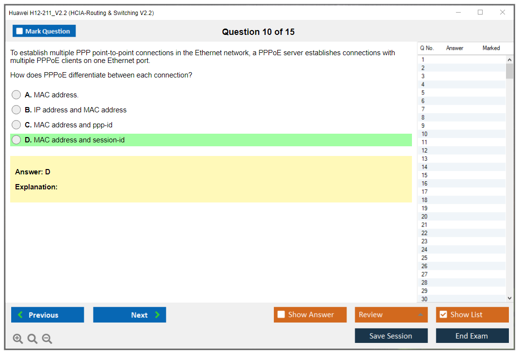 Huawei H12-211_V2.2 HCIA-Routing & Switching V2.2 Practice test exam simulator test engine exam dumps questions answers Image 10
