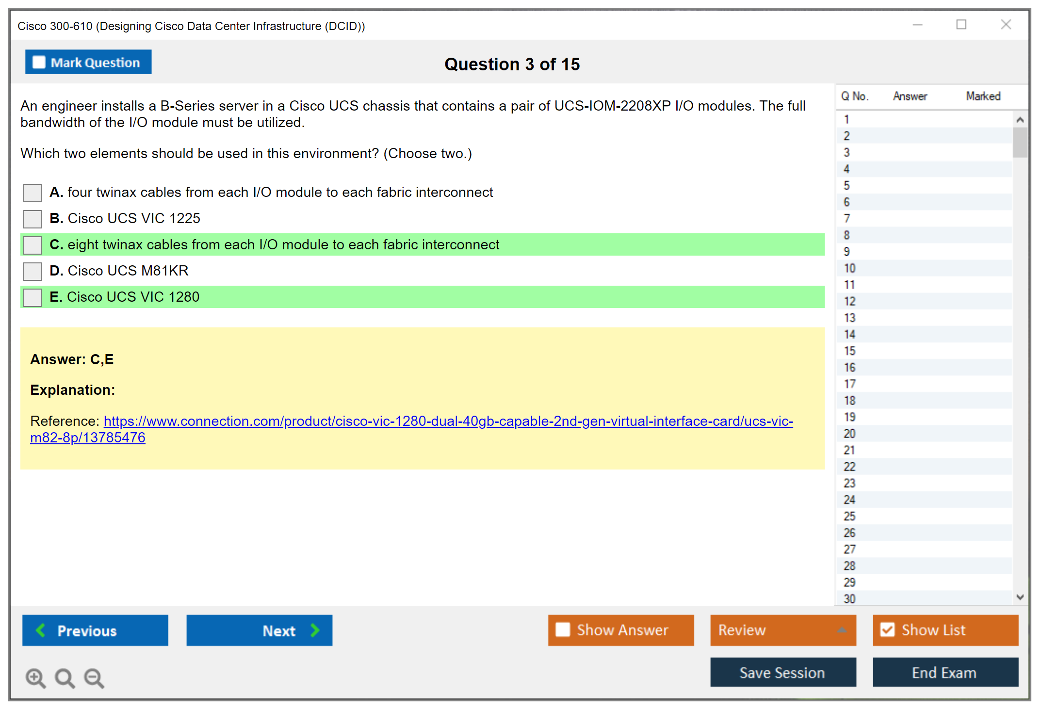 Cisco 300-610 Designing Cisco Data Center Infrastructure (DCID) Practice test exam simulator test engine exam dumps questions answers Image 3