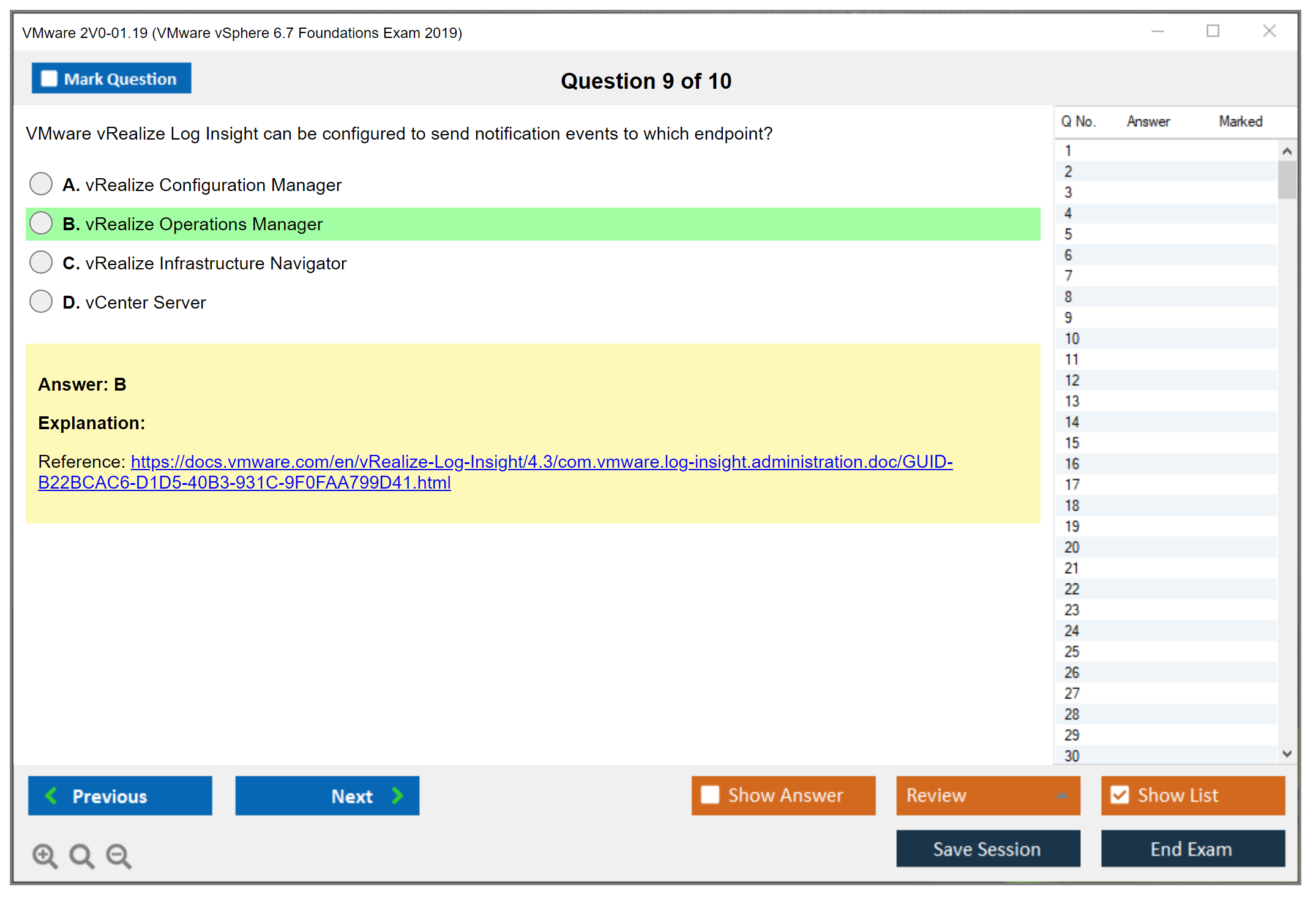 VMware 2V0-01.19 VMware vSphere 6.7 Foundations Exam 2019 Practice test exam simulator test engine exam dumps questions answers Image 9