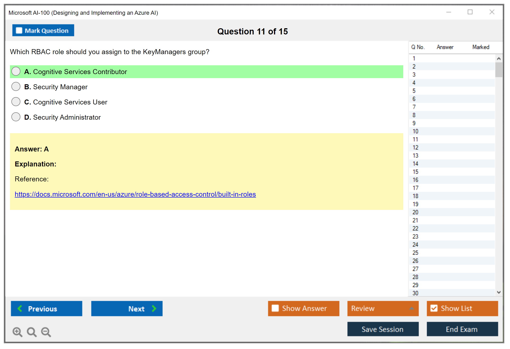 Microsoft AI-100 Designing and Implementing an Azure AI Practice test exam simulator test engine exam dumps questions answers Image 11