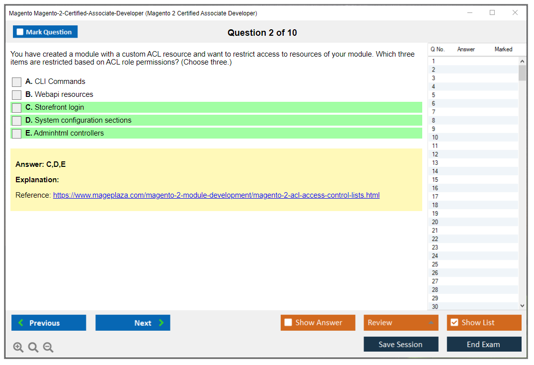 Magento Magento-2-Certified-Associate-Developer Magento 2 Certified Associate Developer Exam Practice test exam simulator test engine exam dumps questions answers Image 2