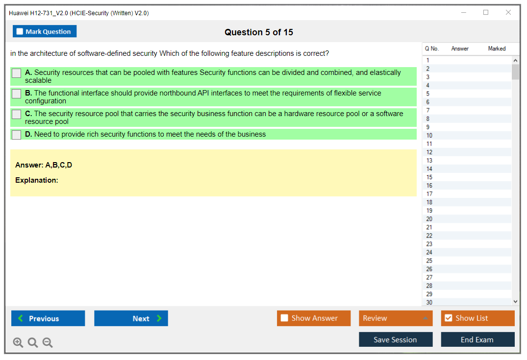Huawei H12-731_V2.0 HCIE-Security (Written) V2.0 Practice test exam simulator test engine exam dumps questions answers Image 5