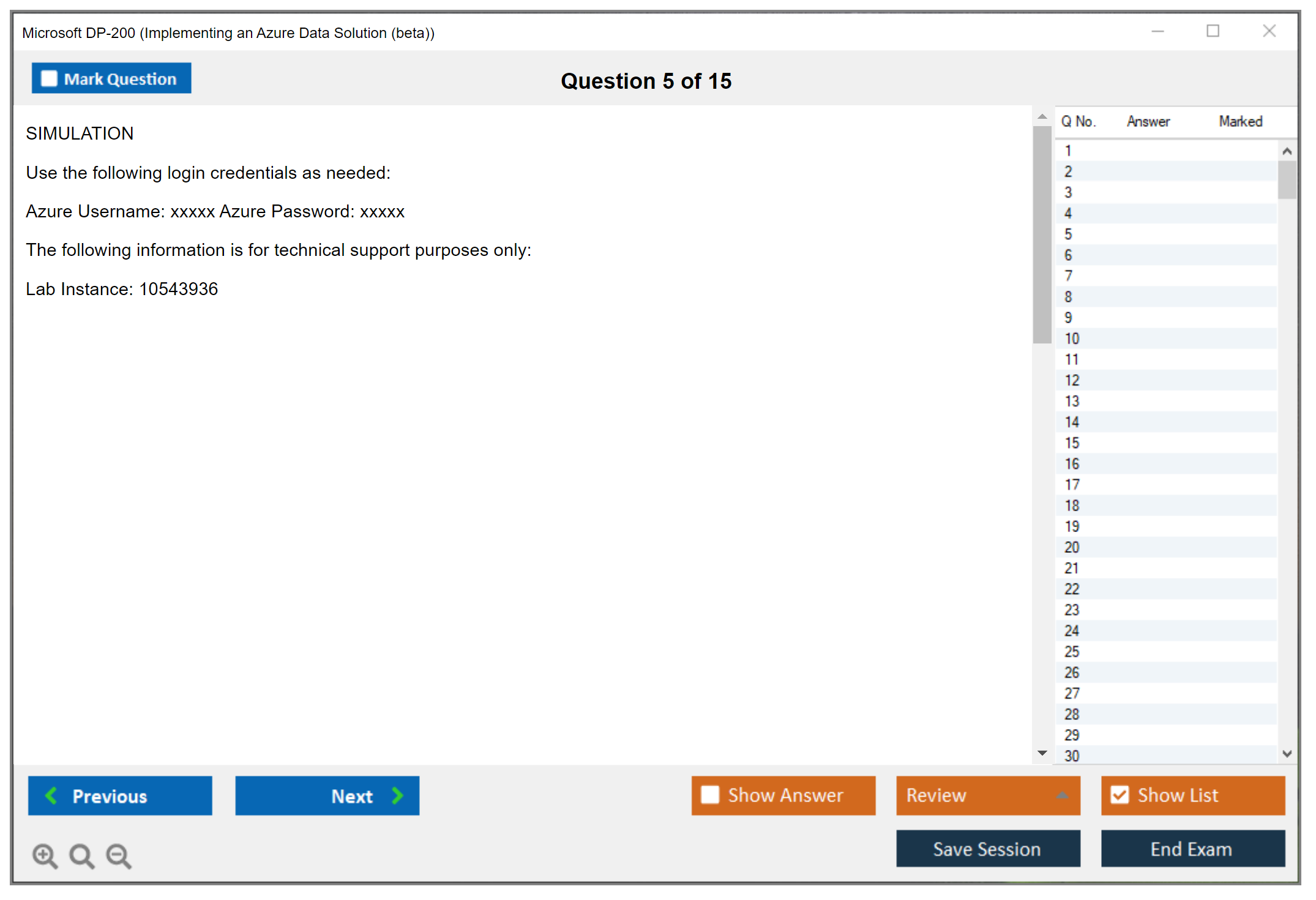 Microsoft DP-200 Implementing an Azure Data Solution  Practice test exam simulator test engine exam dumps questions answers Image 5