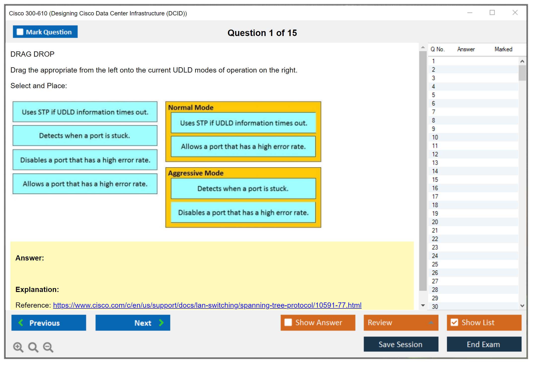 Cisco 300-610 Designing Cisco Data Center Infrastructure (DCID) Practice test exam simulator test engine exam dumps questions answers Image 1