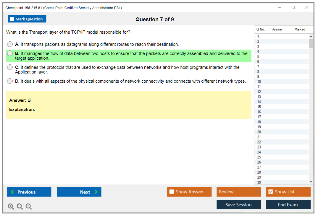 Checkpoint 156-215.81 Check Point Certified Security Administrator R81.20 Practice test exam simulator test engine exam dumps questions answers Image 7