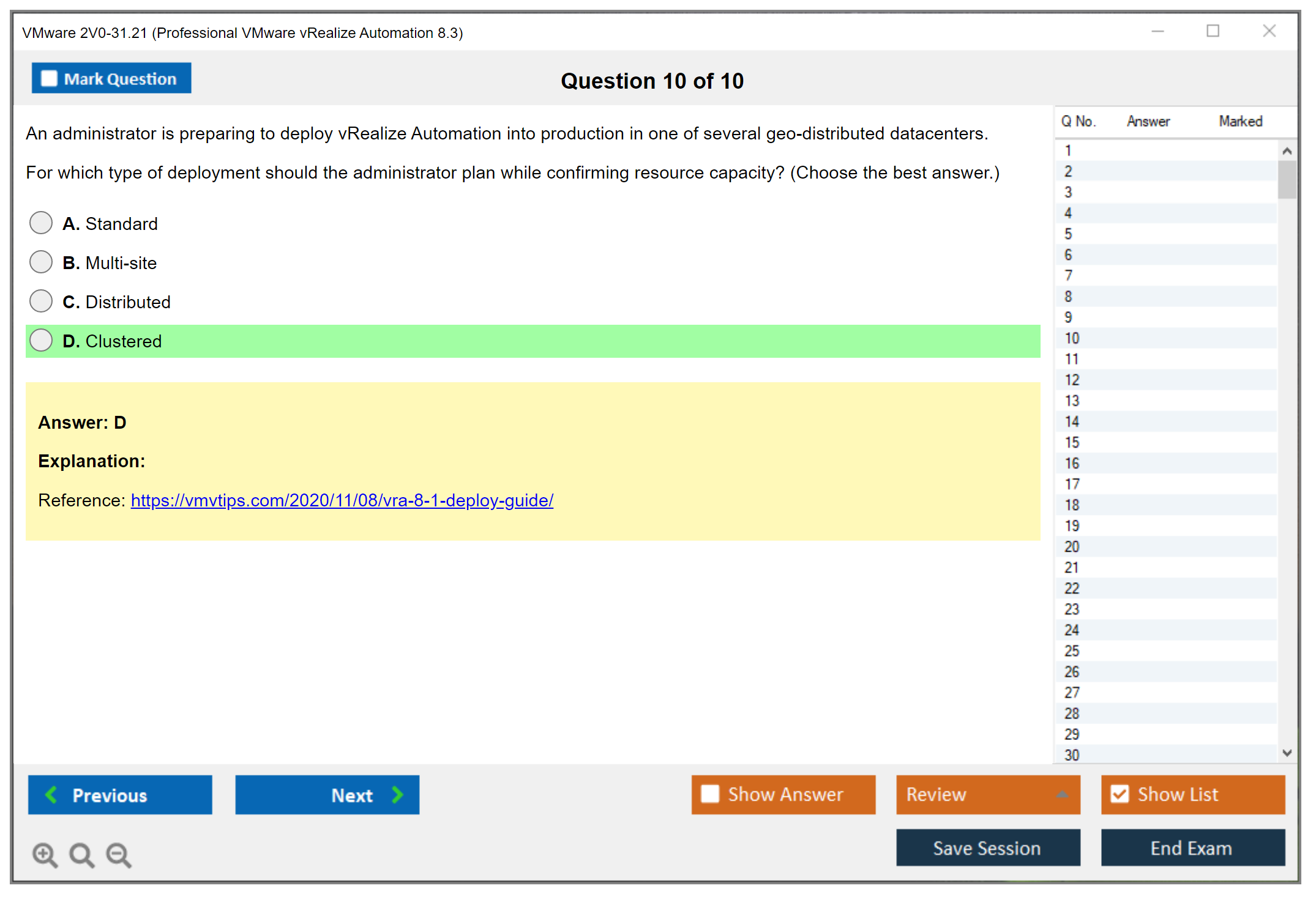 VMware 2V0-31.21 Professional VMware vRealize Automation 8.3 Practice test exam simulator test engine exam dumps questions answers Image 10