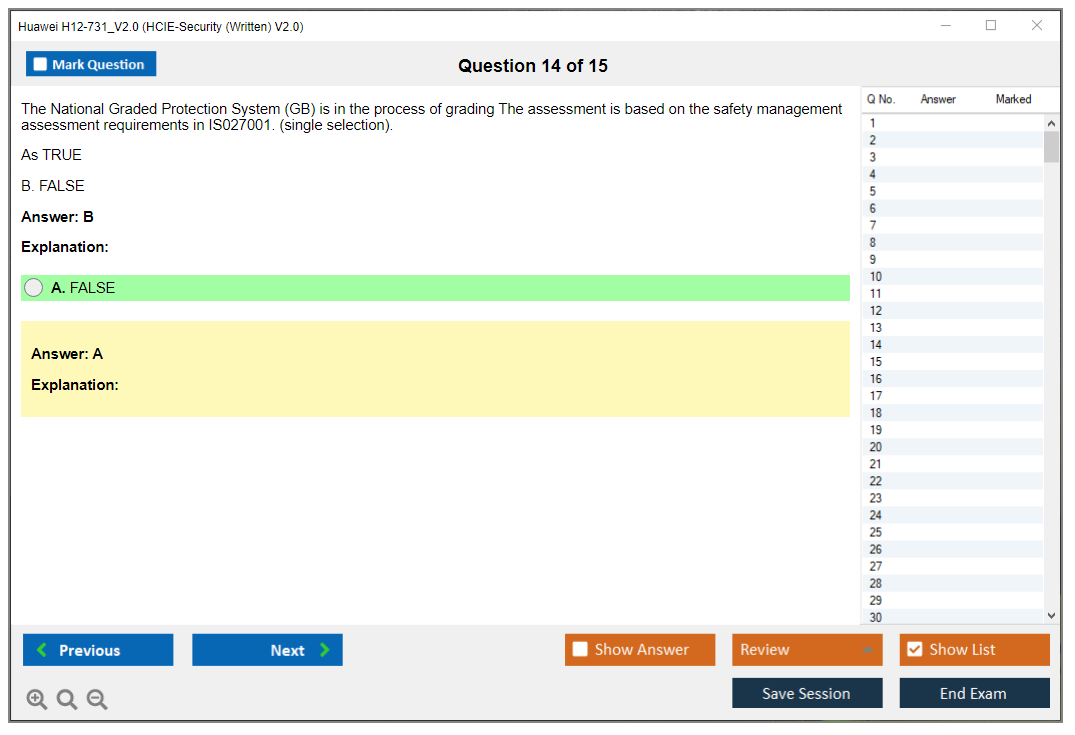 Huawei H12-731_V2.0 HCIE-Security (Written) V2.0 Practice test exam simulator test engine exam dumps questions answers Image 14