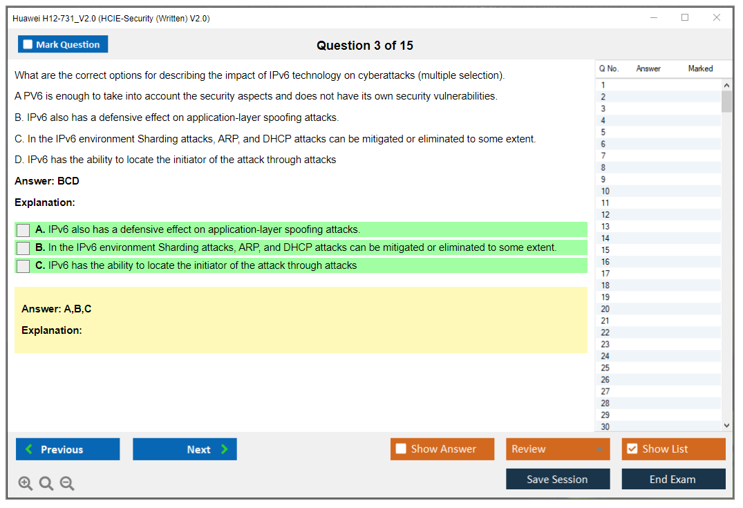 Huawei H12-731_V2.0 HCIE-Security (Written) V2.0 Practice test exam simulator test engine exam dumps questions answers Image 3