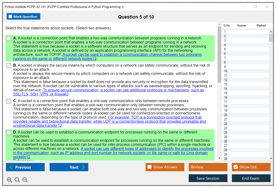 Python Institute PCPP-32-101 PCPP - Certified Professional in Python Programming 1 Practice test exam simulator test engine exam dumps questions answers Image 5