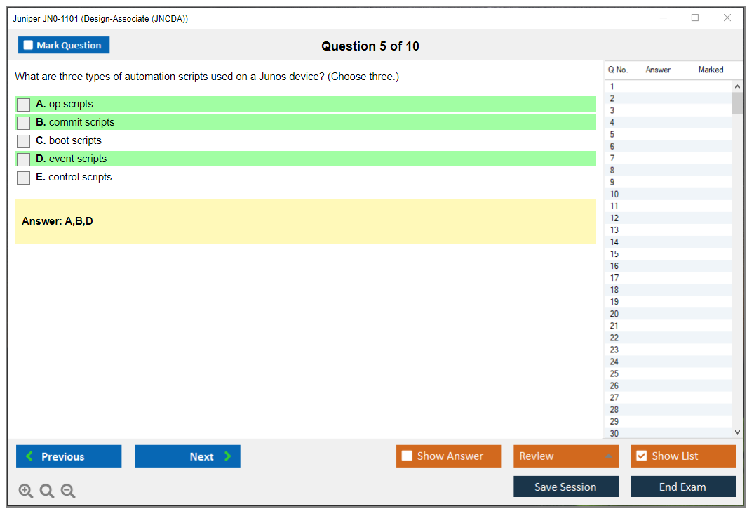Juniper JN0-1101 Design-Associate (JNCDA) Practice test exam simulator test engine exam dumps questions answers Image 5
