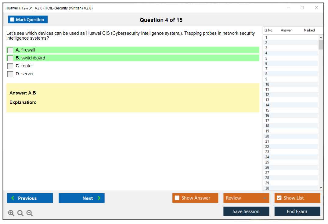 Huawei H12-731_V2.0 HCIE-Security (Written) V2.0 Practice test exam simulator test engine exam dumps questions answers Image 4