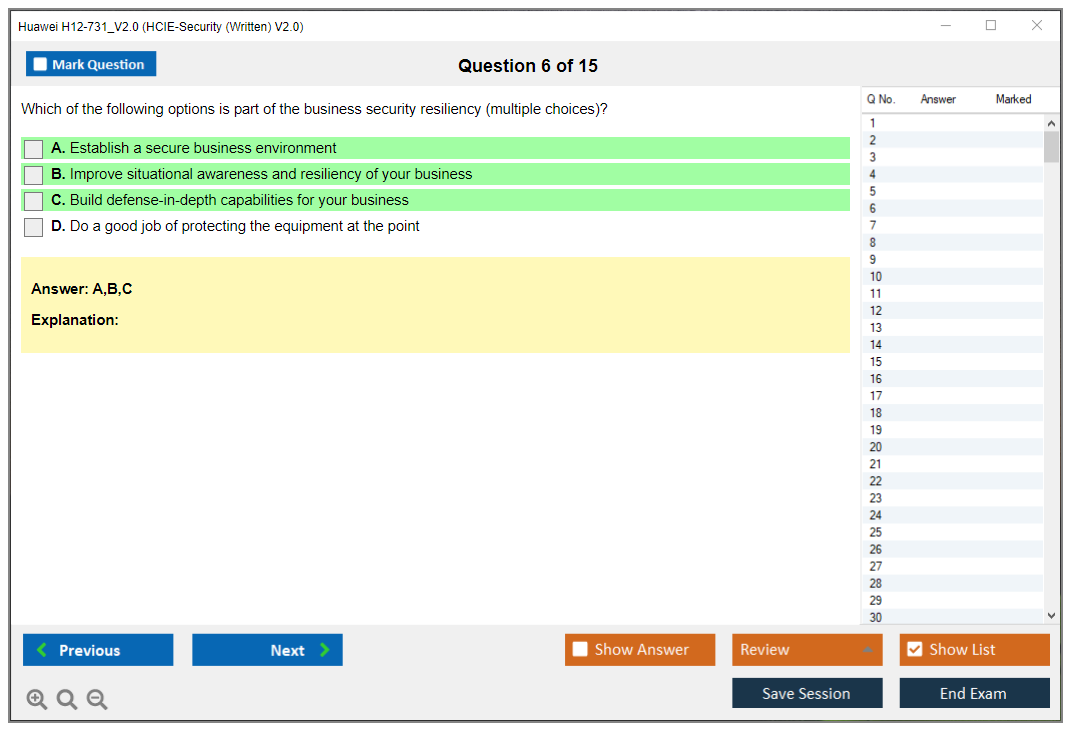 Huawei H12-731_V2.0 HCIE-Security (Written) V2.0 Practice test exam simulator test engine exam dumps questions answers Image 6